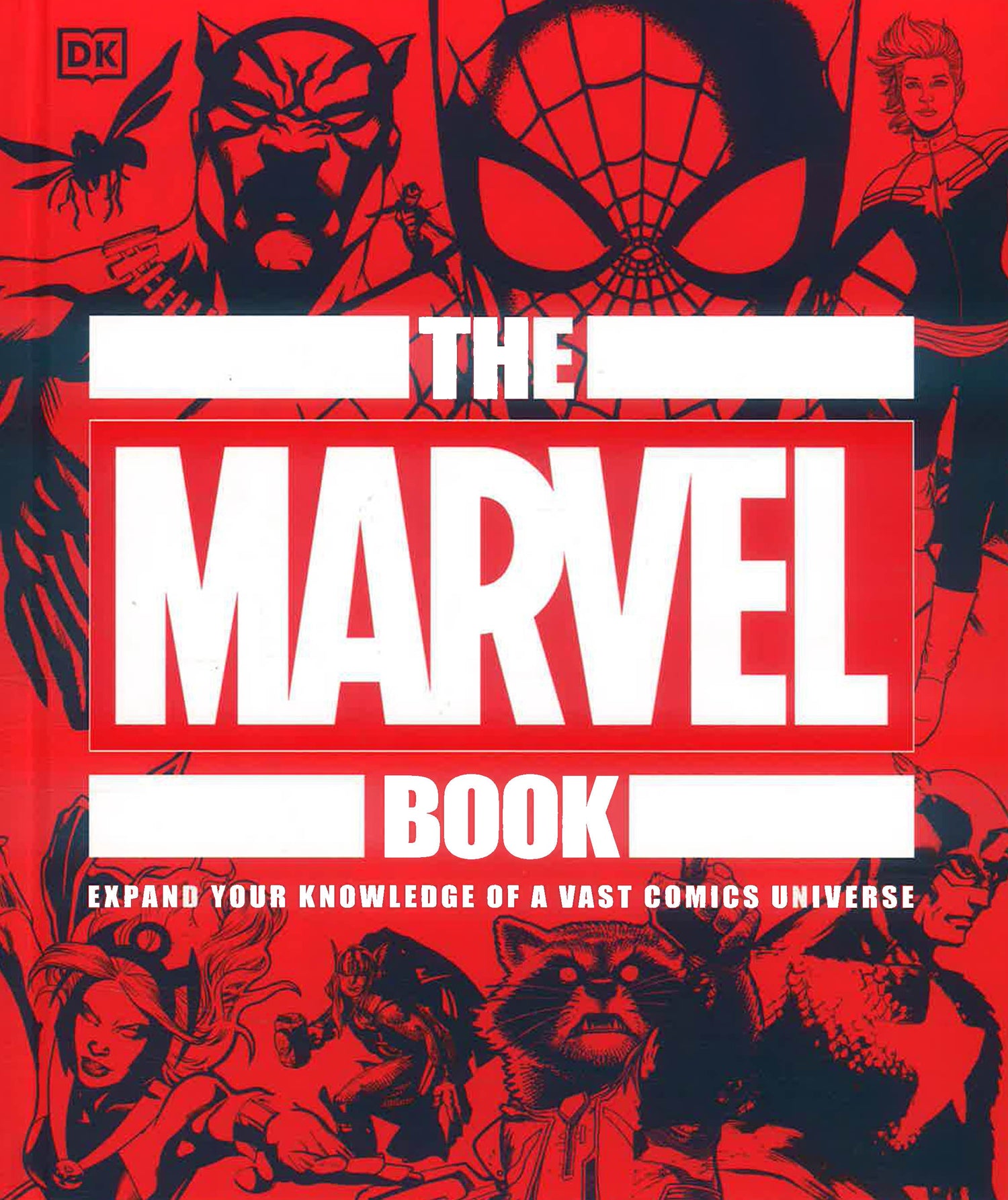 DK The Marvel Book: Expand Your Knowledge Of A Vast Comics Universe by Stephen Wiacek – book cover