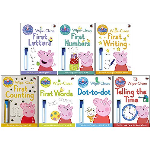 Peppa Pig: Practice With Peppa (Wipe Clean-7 Books)