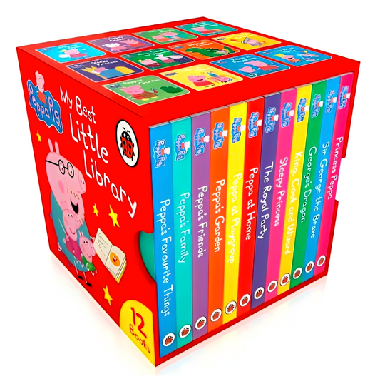 Peppa Pig:My Best Little Library (12 Board Book)
