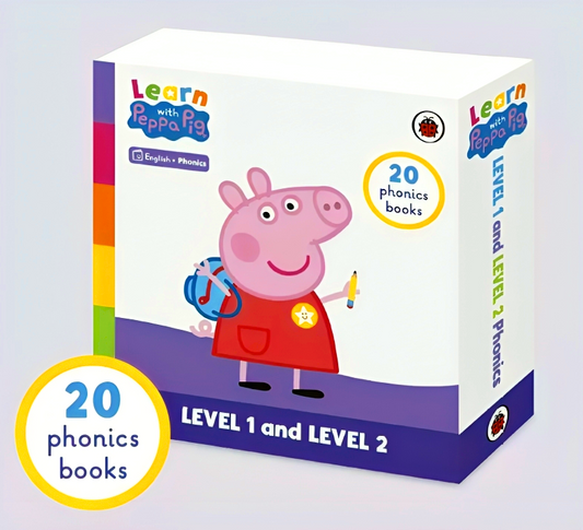 Learn With Peppa Pig Phonics Storybook Box Set (20 Books)