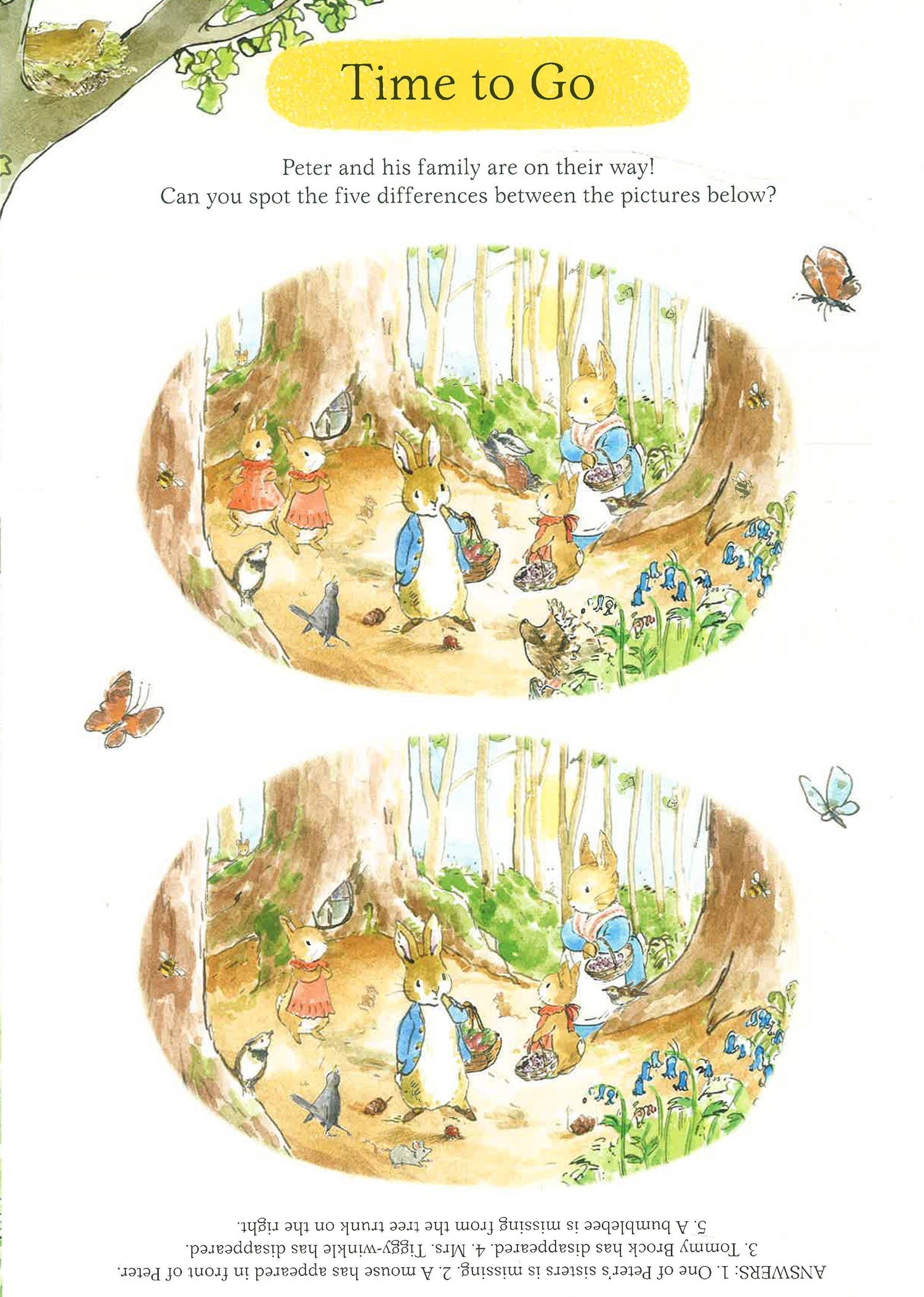 Forest Tree Peter Rabbit Peter Rabbit: Forest Party Sticker Activity – BookXcess