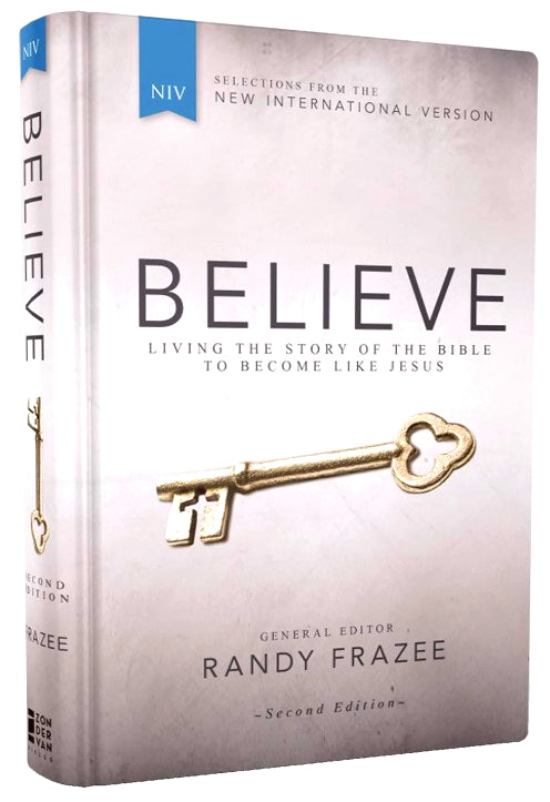 NIV, Believe, Hardcover: Living the Story of the Bible to Become Like Jesus