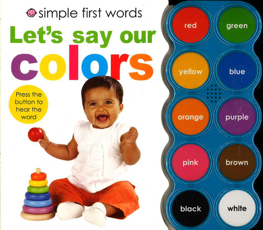 Simple First Words Let's Say Our Colours