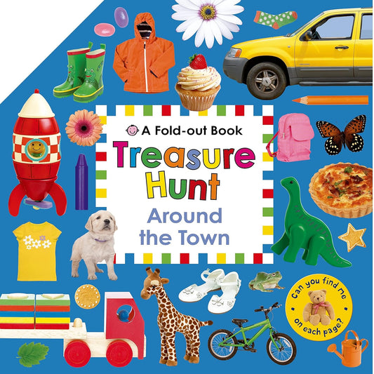 Treasure Hunt: Around The Town: A Fold-Out Book