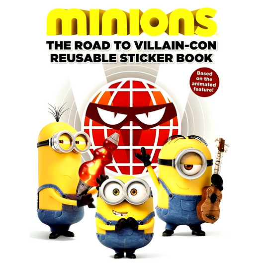 Minions: Road To Villain-Con: Reausable Sticker Boo