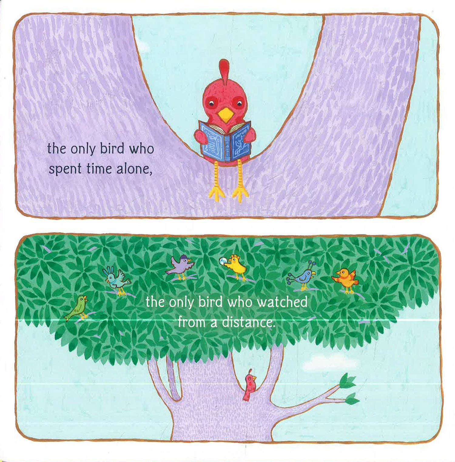 Only: The Bird Who Liked To Be Alone by Airlie Anderson – book cover
