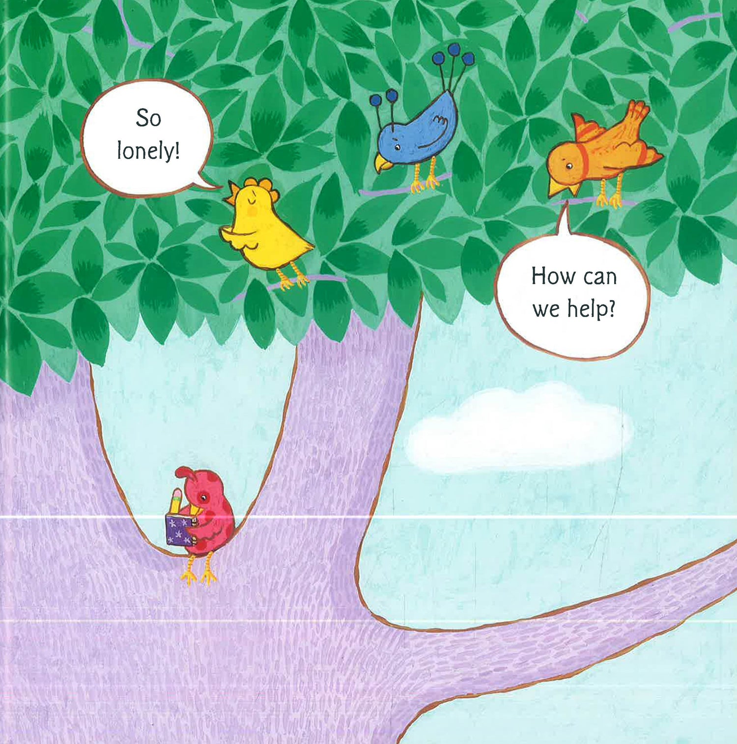 Only: The Bird Who Liked To Be Alone by Airlie Anderson – book cover