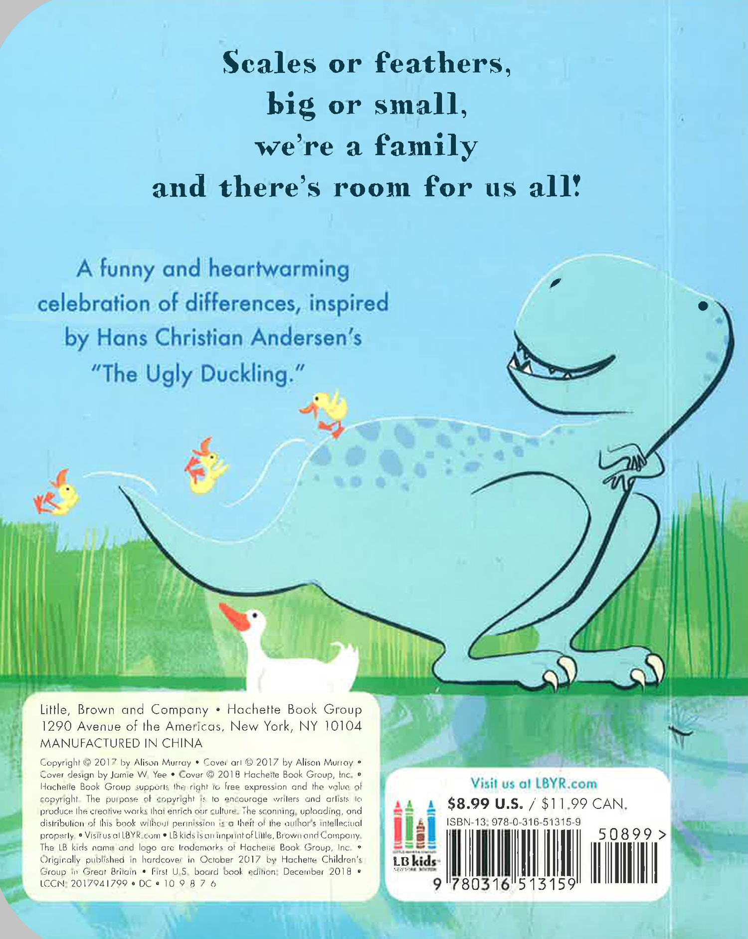 Dino Duckling by Alison Murray – book cover