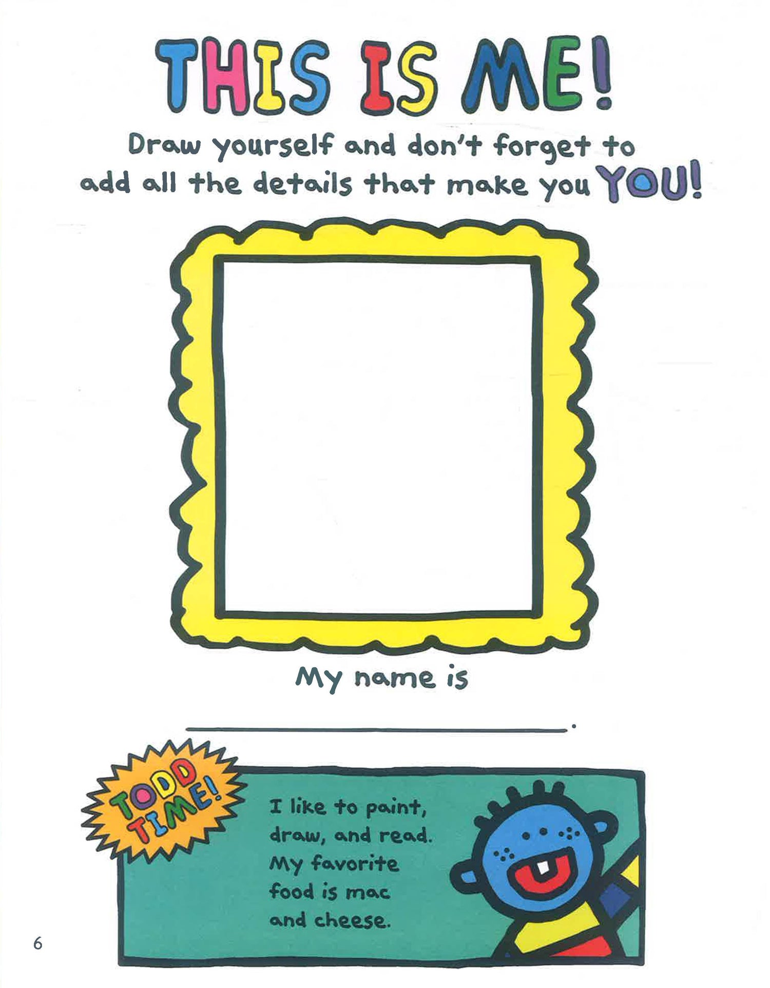 Time For School Activity Book (Pre-Kindergarten ko Kindergarten) by Todd Parr – book cover