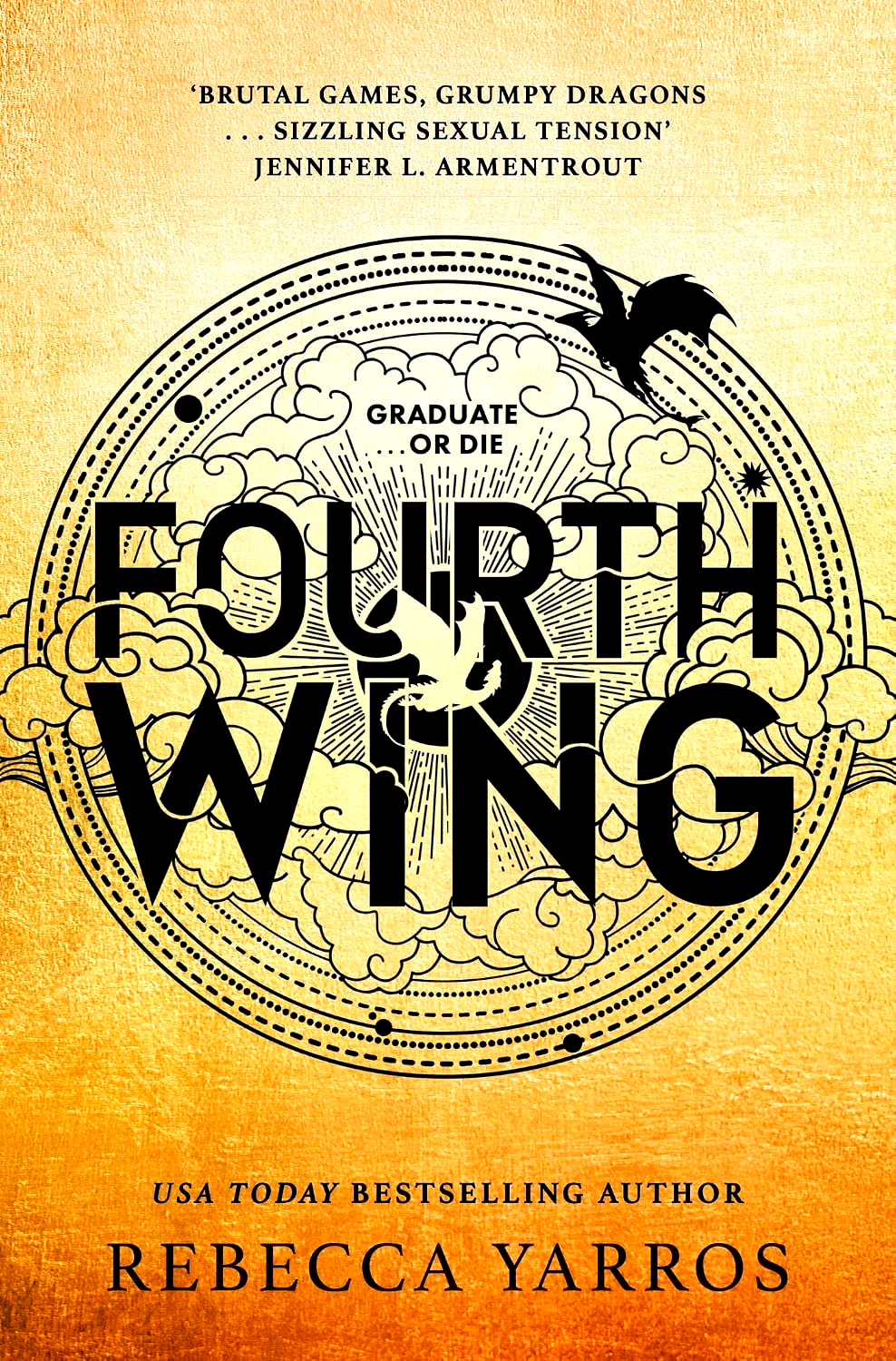 Fourth Wing by Rebecca Yarros – book cover