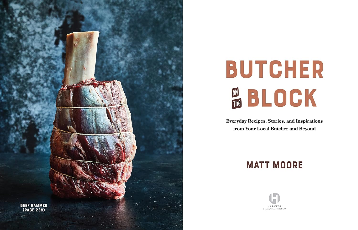 Butcher On The Block: Everyday Recipes, Stories, And Inspirations From Your Local Butcher And Beyond by Matt Moore – book cover