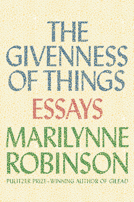 The Givenness Of Things