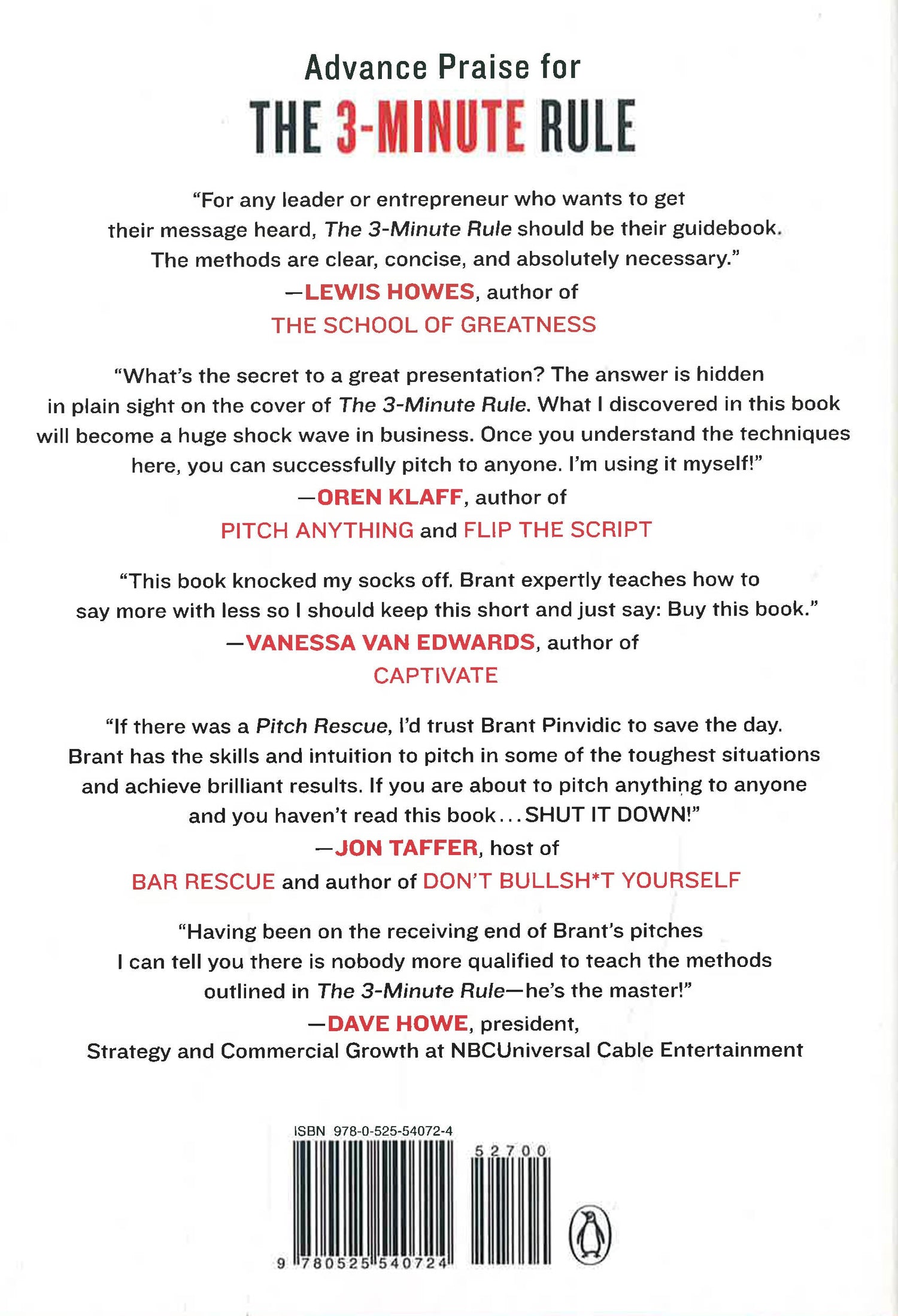 The 3-Minute Rule: Say Less to Get More from Any Pitch or Presentation ...