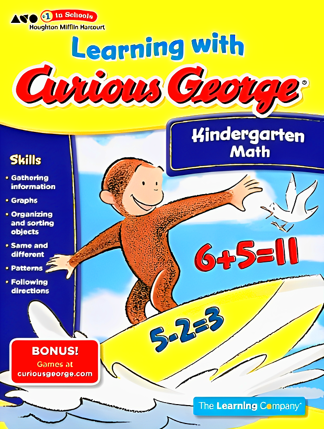 Curious George Math Episode Learning With Curious George: Kindergarten Math β BookXcess