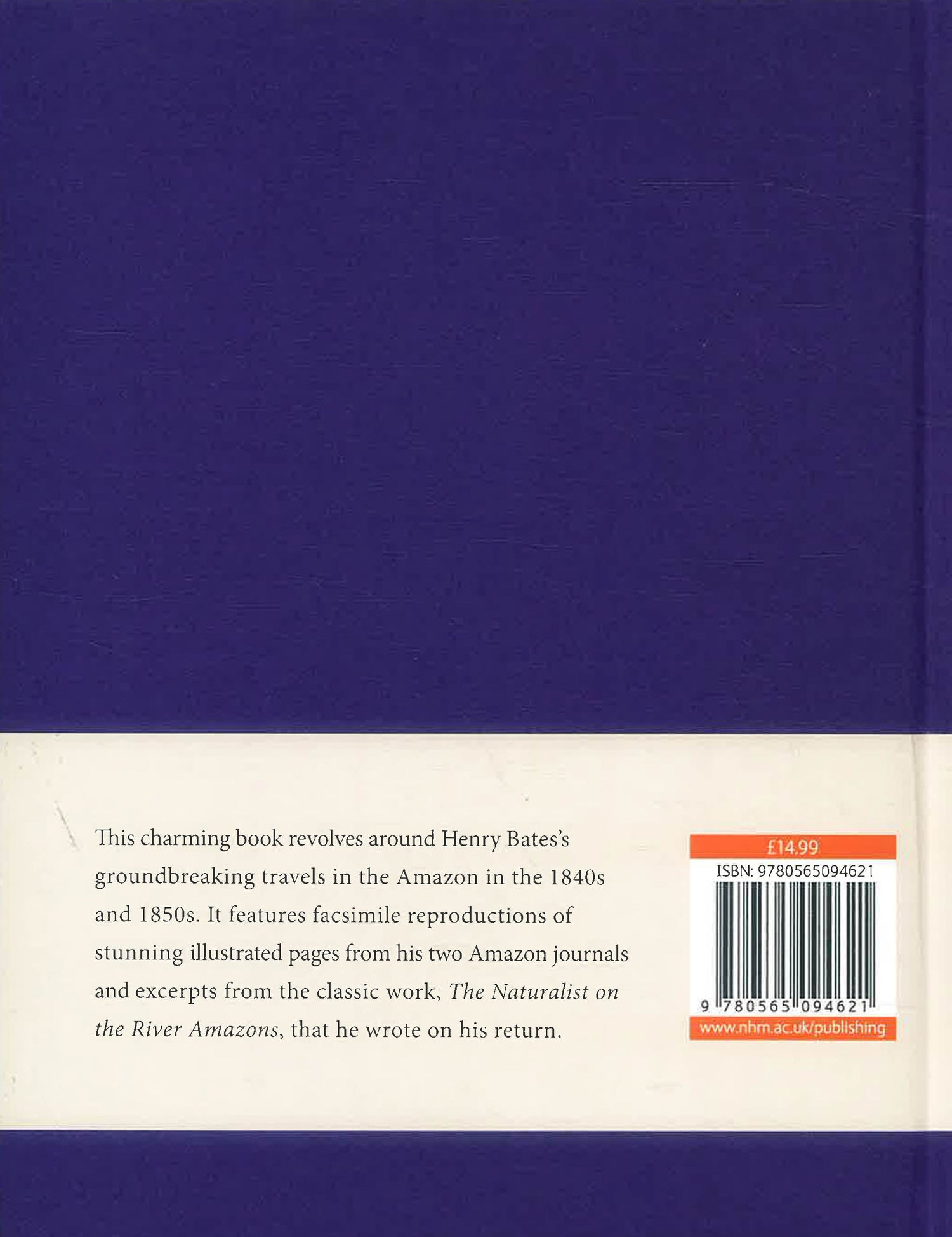 A Naturalist In The Amazon: The Journals & Writings Of Henry Walter Bates by Henry-Walter Bates – book cover