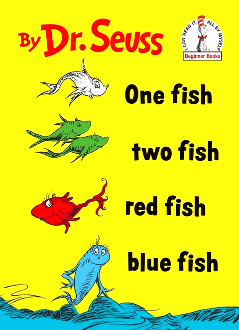 Dr.Seuss One Fish, Two Fish, Red Fish & Blue Fish