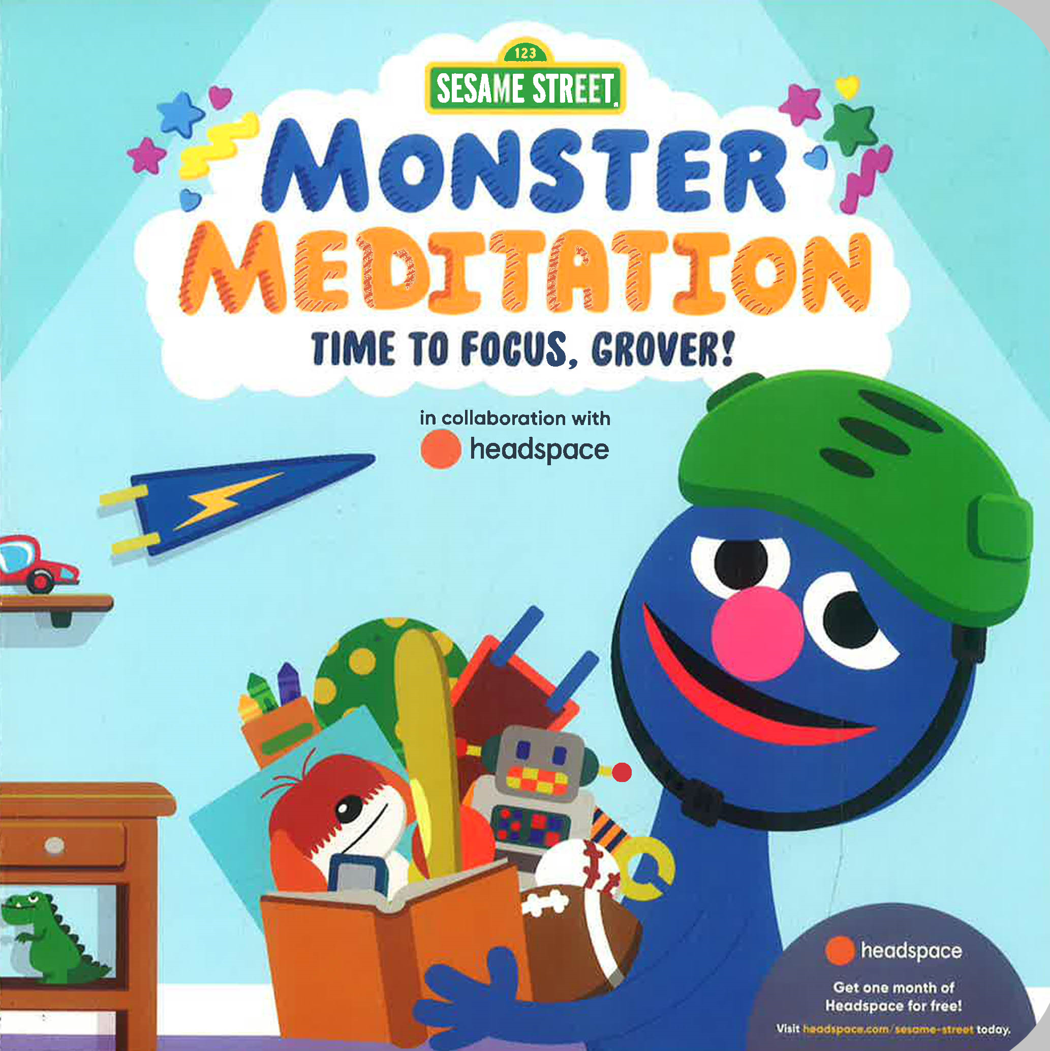 sesame street happy healthy monsters head to toe book Time To Focus, Grover!: Sesame Street Monster Meditation In Collaborat – BookXcess