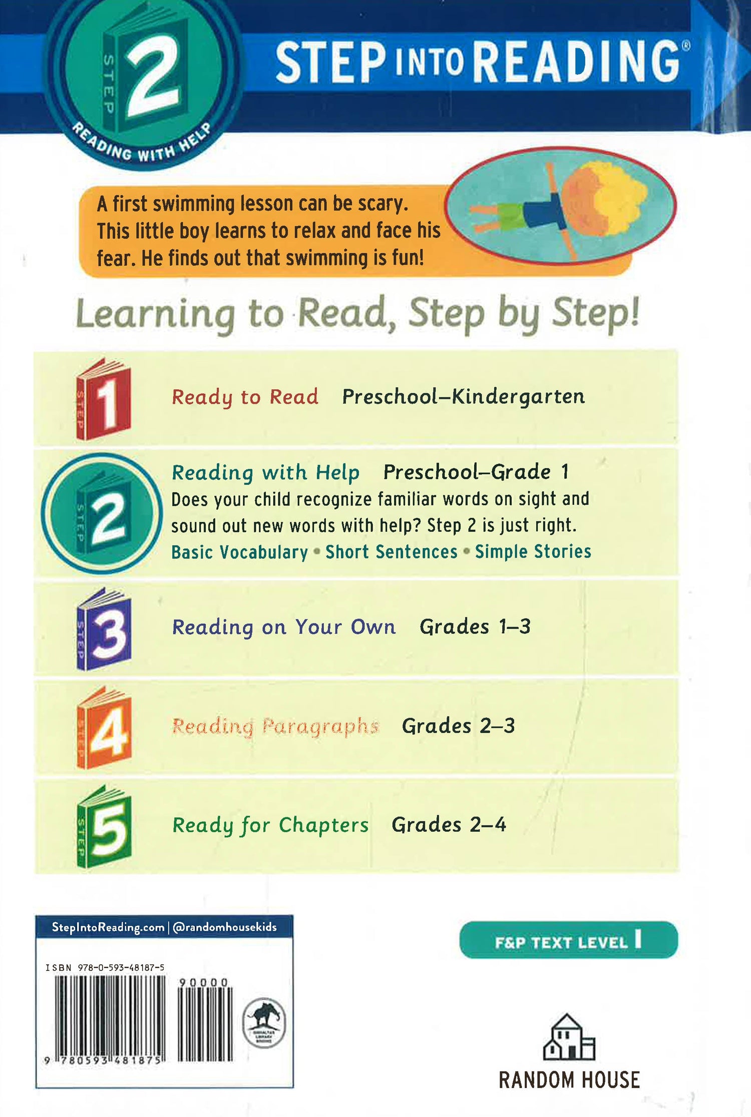Sample Step For Reading Step Into Reading Step 2: This Makes Me Scared: Dealing With Feelings ...
