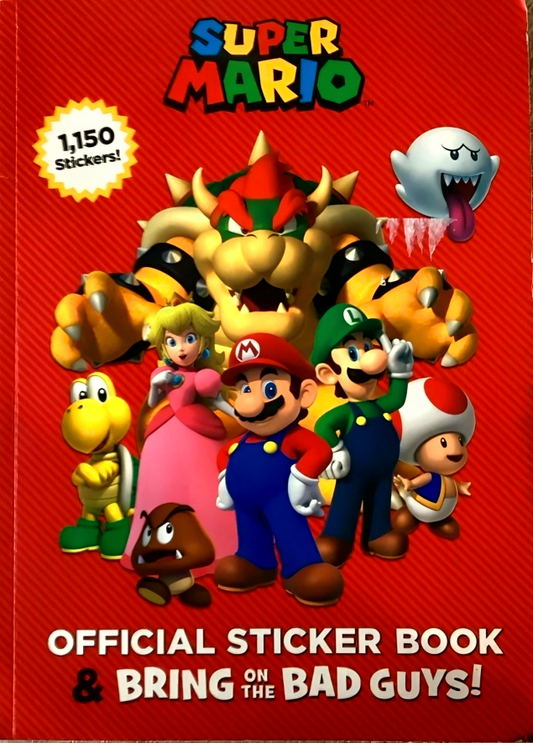 Super Mario Official Sticker Book & Bring On Bad Guys