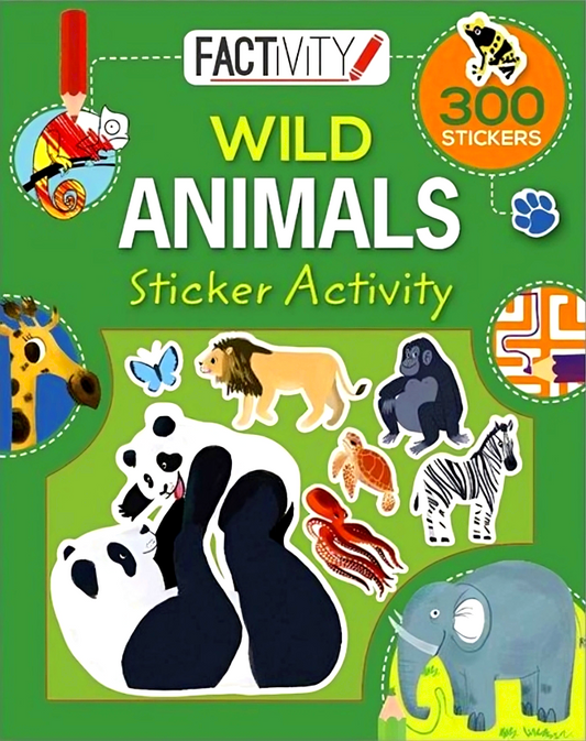Factivity: Wild Animals Sticker Activity (Inc Stickers)