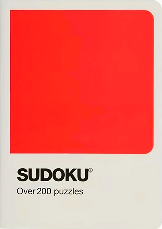 Colour Block Puzzle Book - Sudoku - Red