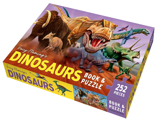 Garry Fleming's Dinosaurs Book & Jigsaw