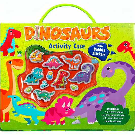 Dinosaurs Activity Case With Bubble Sticker