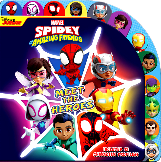 Spidey And His Amazing Friends: Tabbed Board Book