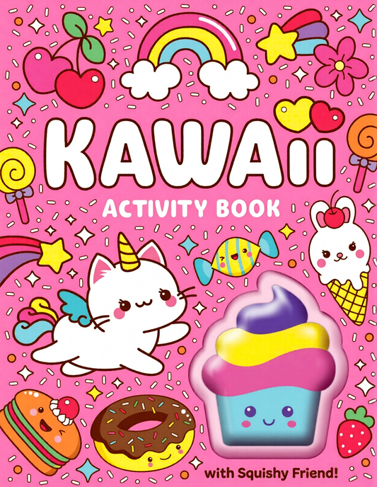 Kawaii - Activity Book With Squishy