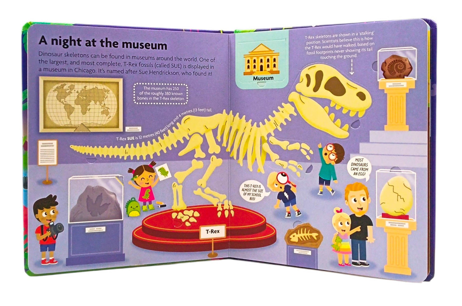Little Olive: Funfacts - Lift The Flap Board Book - Discover Dinosaurs by Little Olive – book cover