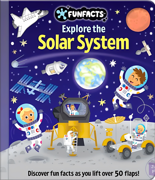 Little Olive: Funfacts - Lift The Flap Board Book - Explore The Solar System