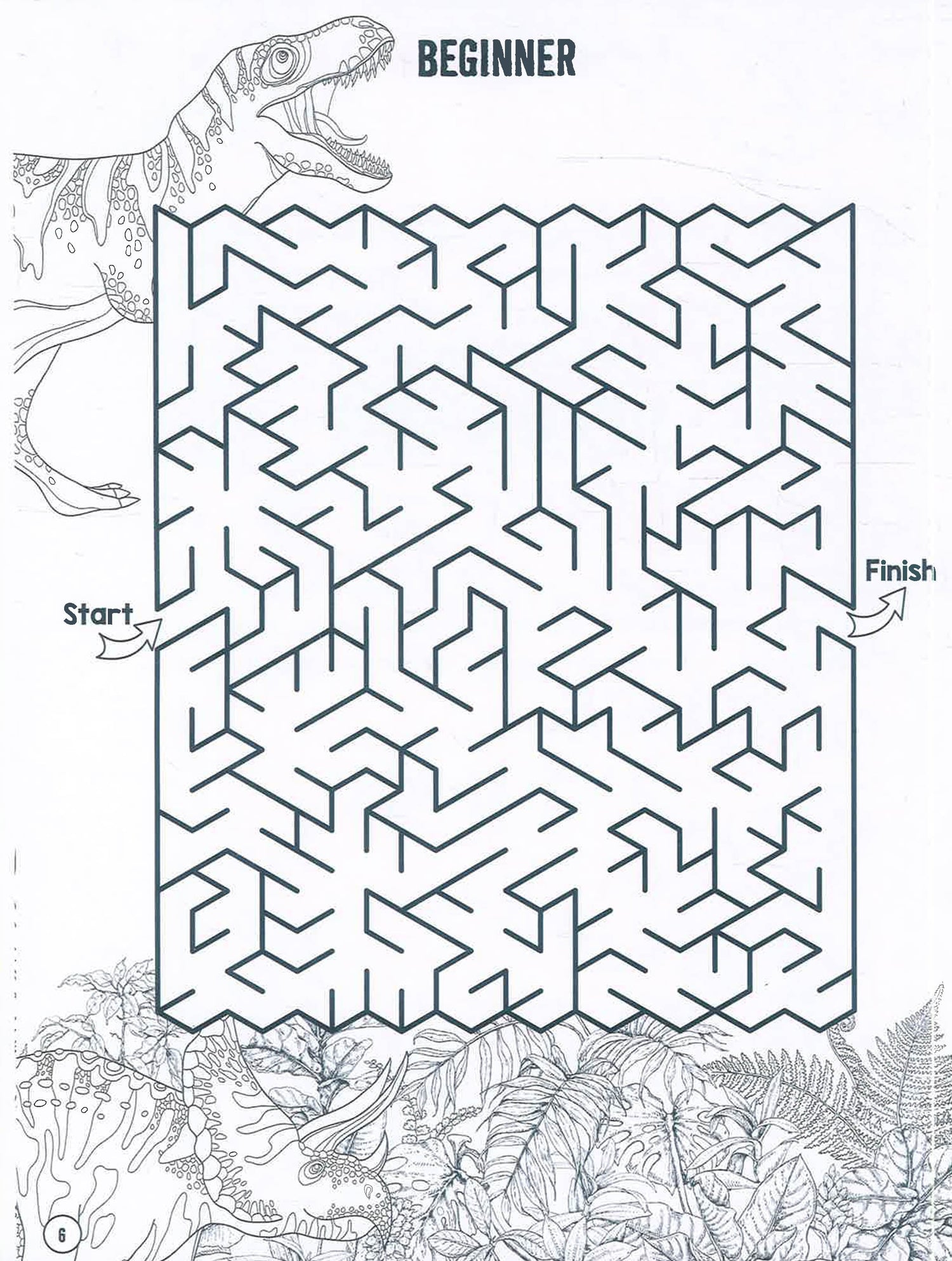 Little Olive: Colouring & Mazes: Dinosaur by Lake Press – book cover
