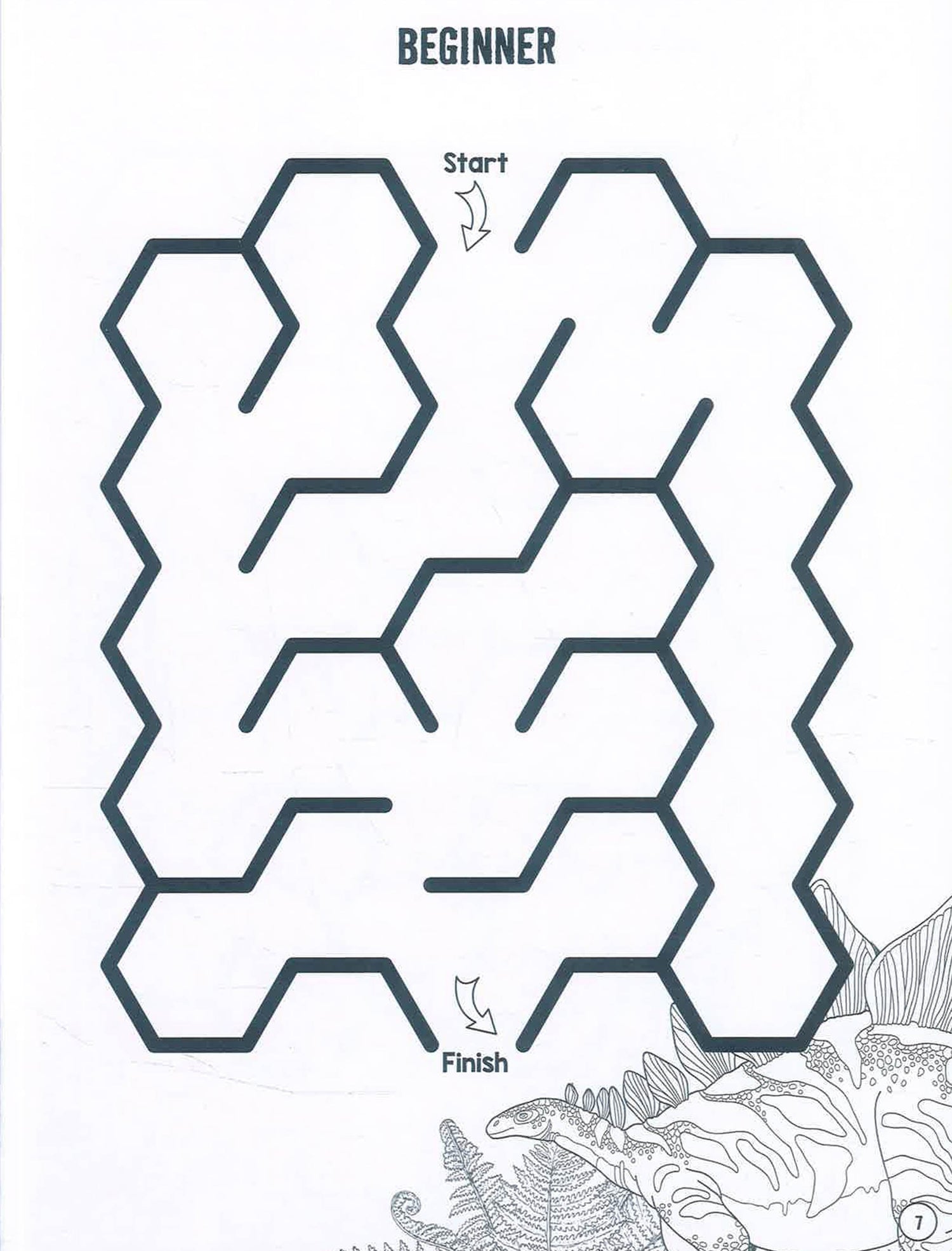 Little Olive: Colouring & Mazes: Dinosaur by Lake Press – book cover