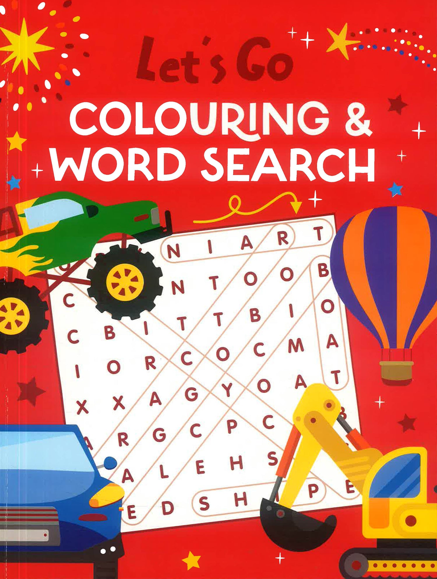 Little Olive: Let's Go: Colouring & Word Search Book by Lake Press – book cover