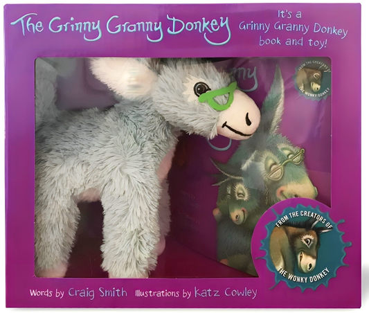 The Grinny Granny Donkey Book And Plush Toy