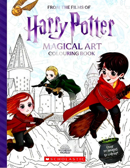 [10% OFF from 1-6 MAY 2024] Harry Potter: Magical Art Colouring Book