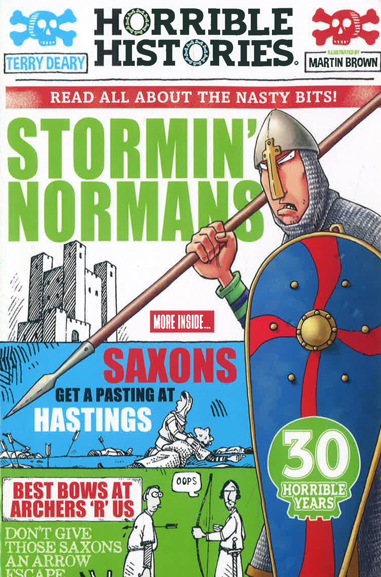 Horrible Histories:Stormin' Normans (Newspaper Edition) by Terry Deary – book cover