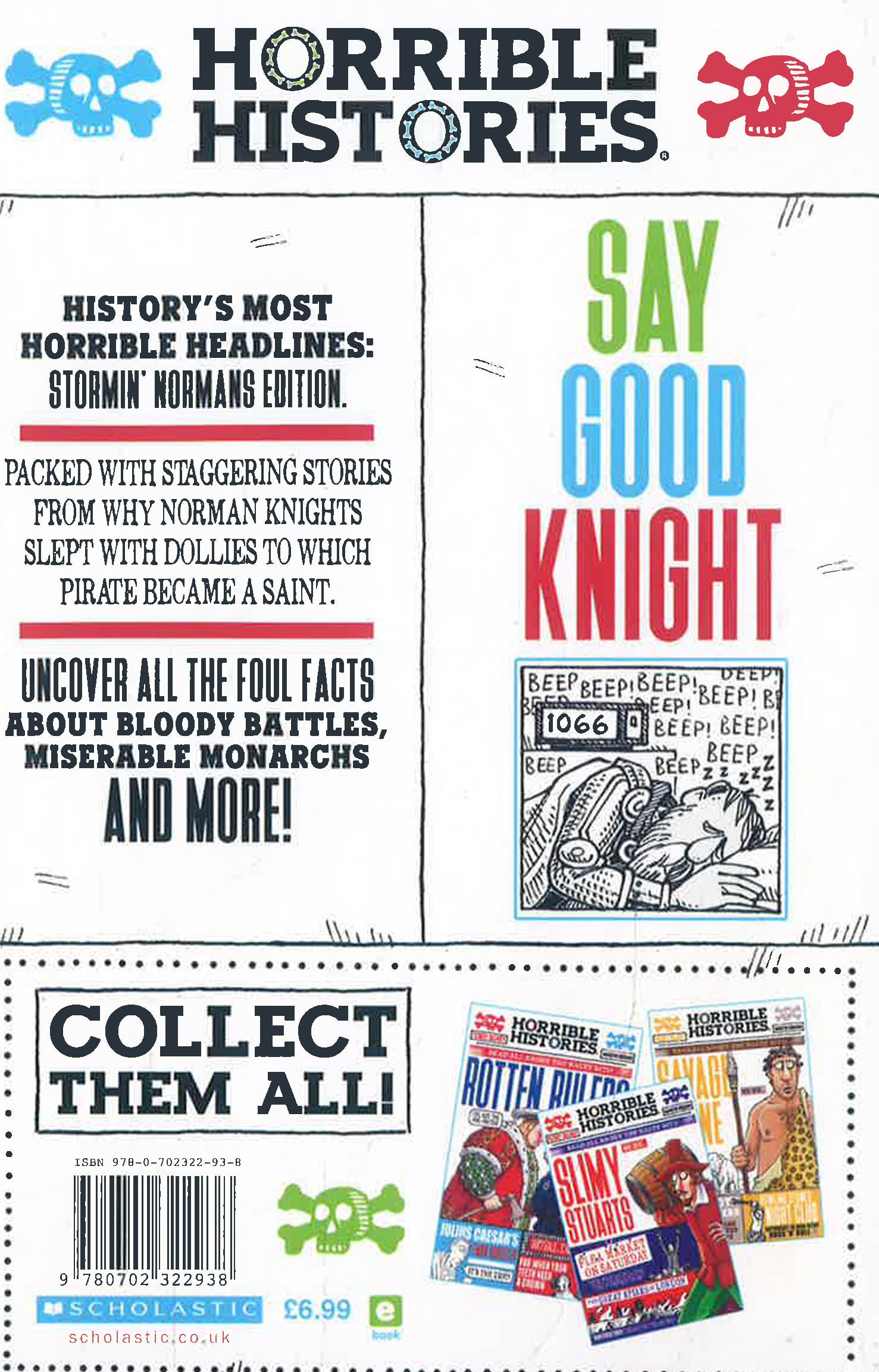 Horrible Histories:Stormin' Normans (Newspaper Edition) by Terry Deary – book cover