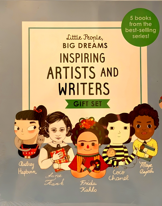 Little People, Big Dreams: Inspiring Artist & Writers Gift Set (5 Books)