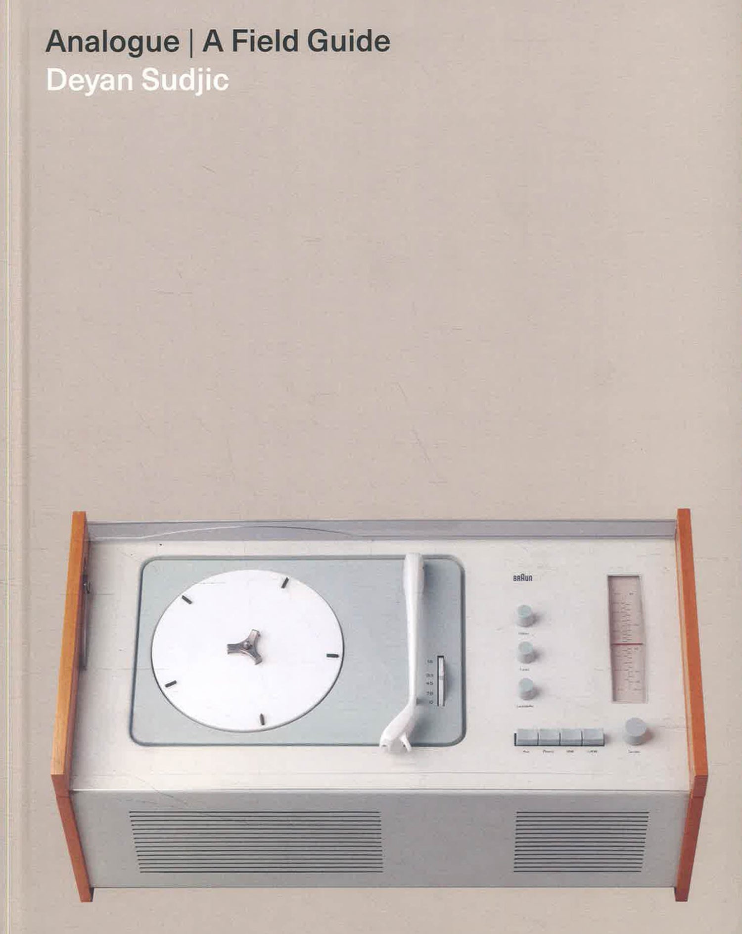 Analogue: A Field Guide by Deyan Sudjic – book cover