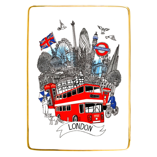 London Medium Porcelain Tray