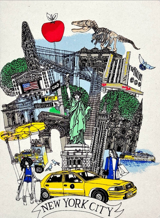 New York City Handmade Silkscreened Journal