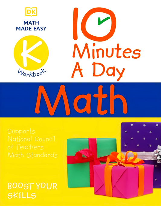 10 Minutes a Day Math Kindergarten: Helps develop strong math habits (DK 10-Minutes a Day)
