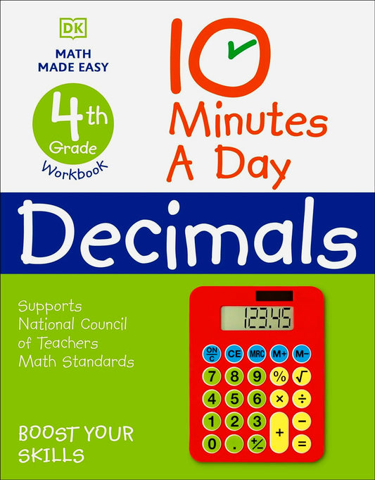 10 Minutes A Day Decimals, 4th Grade