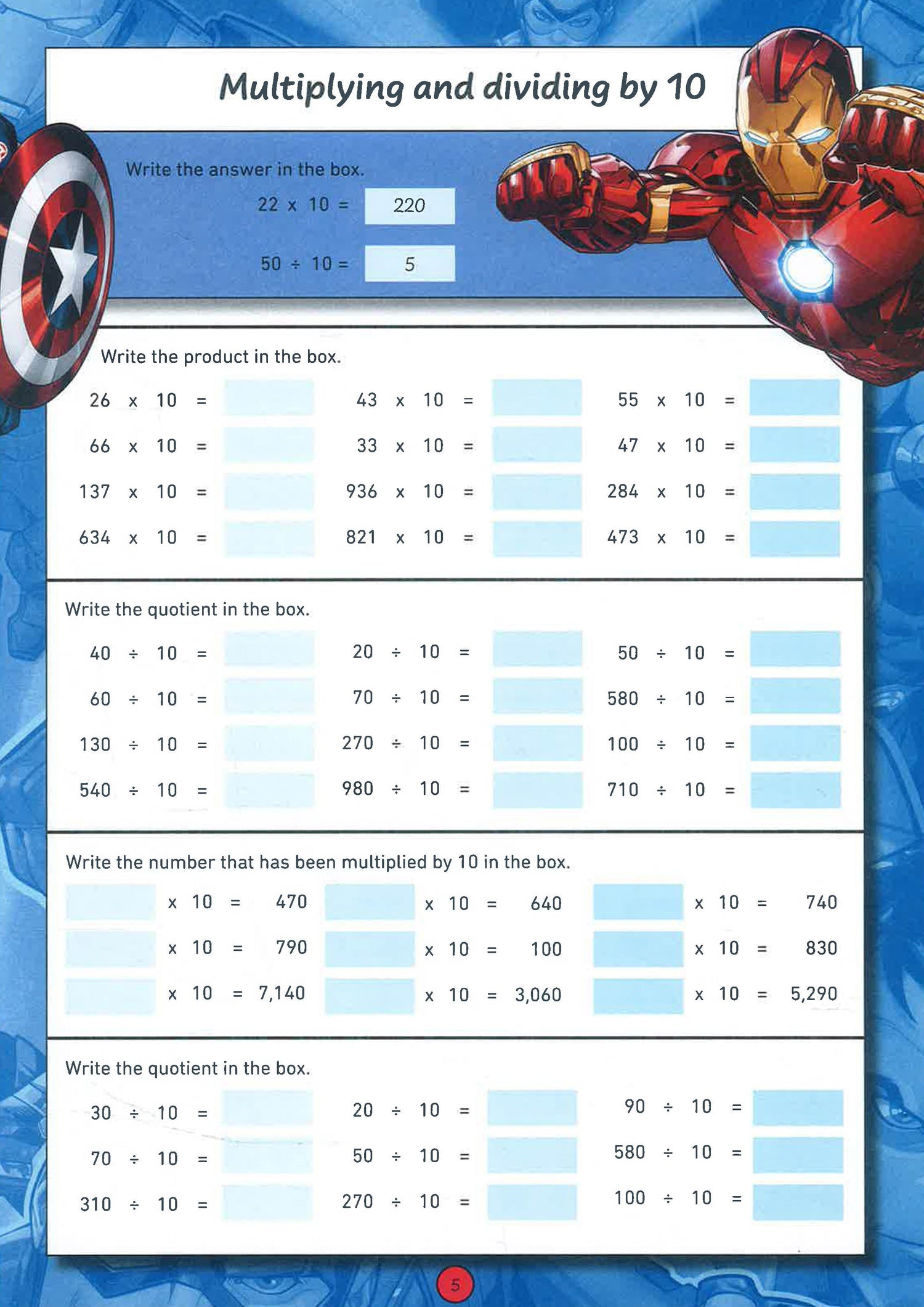 Marvel Math Problems Marvel Math Made Easy, Fourth Grade – BookXcess