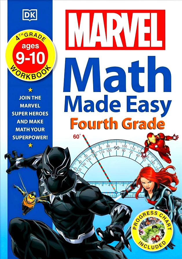 Marvel Math Activities Marvel Math Made Easy, Fourth Grade – BookXcess