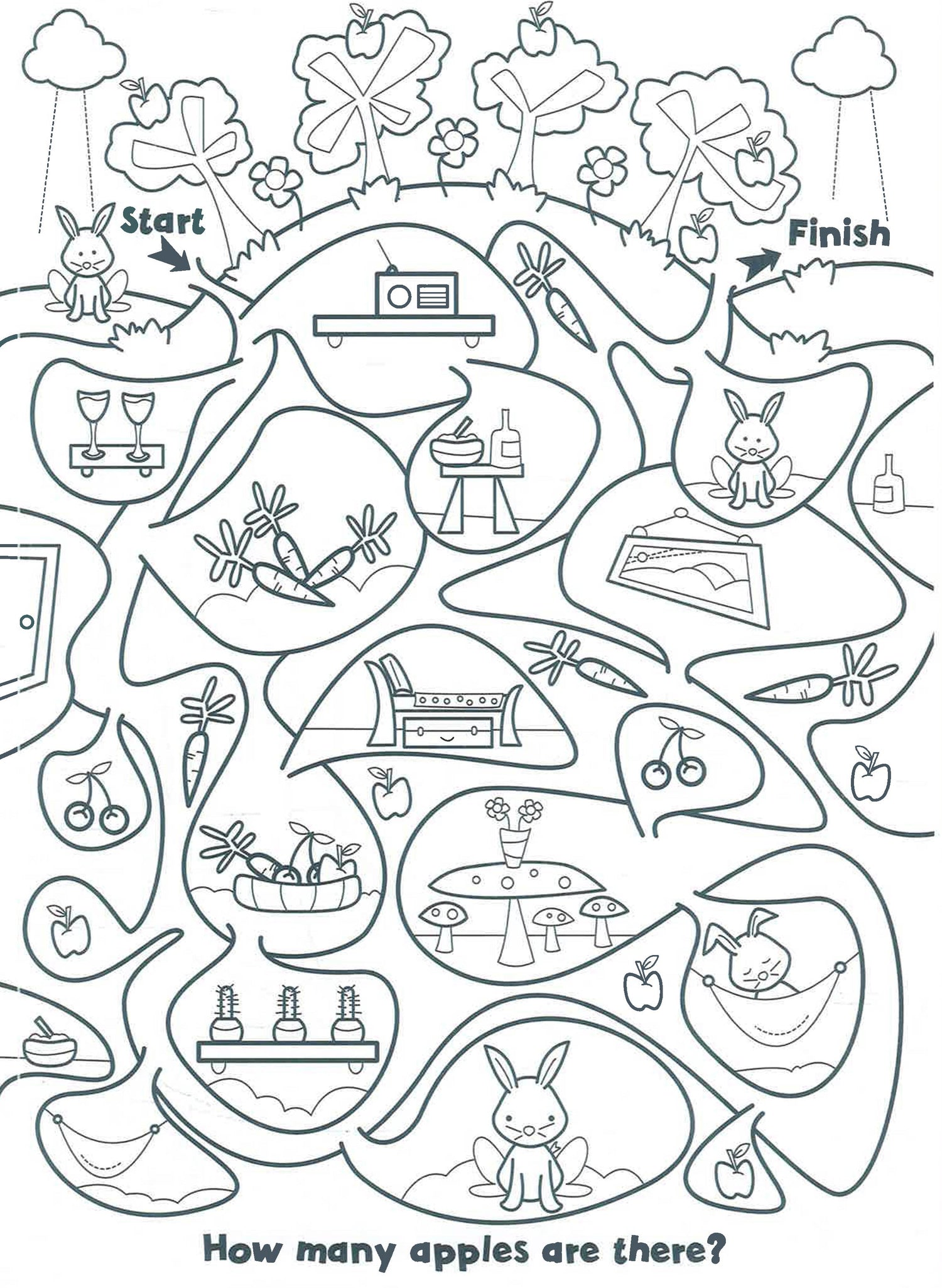 Maze Find & Colour Animals & Birds Sticker & Colouring Book by North Parade Publishing – book cover