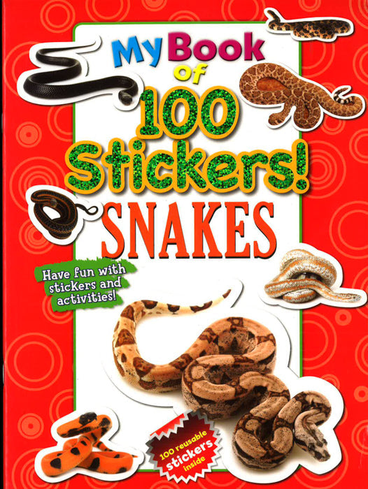 My Book Of 100 Stickers:Snakes