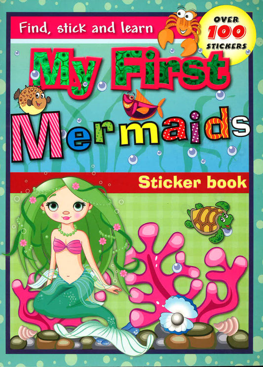 Sticker Book - 100 Stickers Mermaids New (Ctn Qty 48)