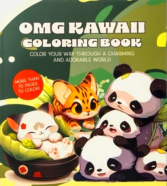 Quarto: Omg Kawaii Colouring Book